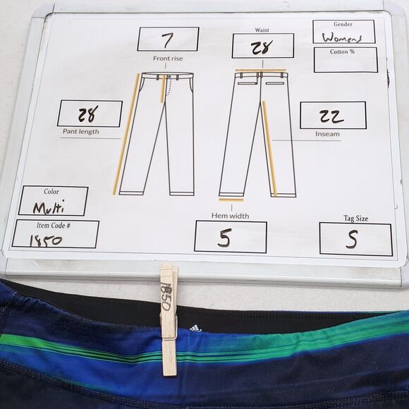 Adidas Climalite Athletic Running Pull On Pants Womens Size S Multicolor - Picture 9 of 9